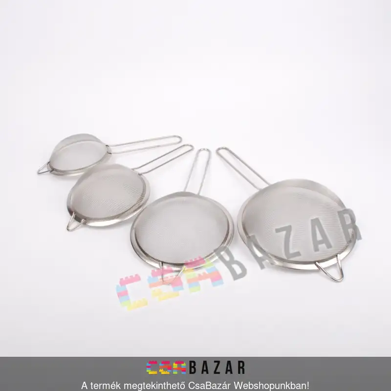szűrő, inox szűrő, tea szűrő, leves szűrő, akasztós nyeles szűrő, nyeles szűrő, szita, inox szűrő, szűrő inox