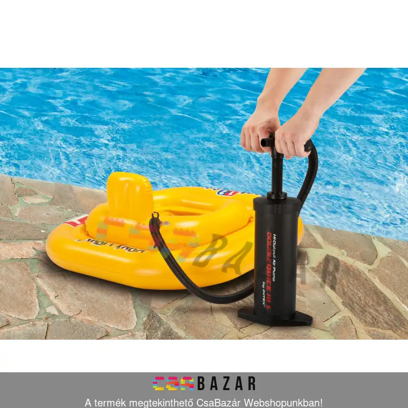pumpa, matracpumpa, matrac, labda, kézipumpa, lábpumpa, strand, kézi pumpa, intex, 68605