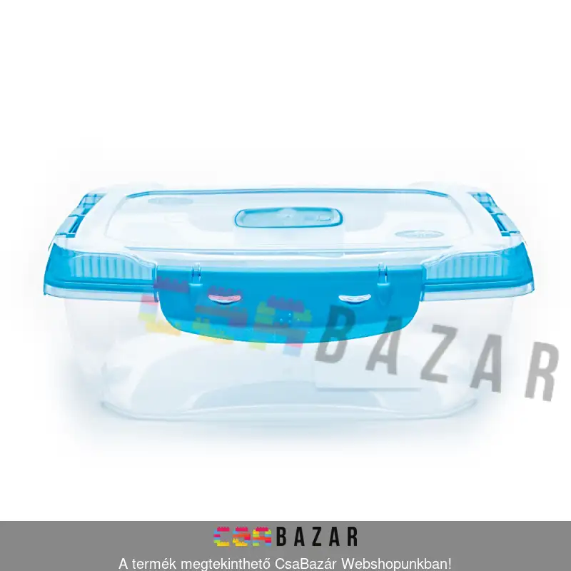 doboz, tárolódoboz, ételtároló, ételszállító, ételtartó, szögletes doboz, műanyag doboz, bpa free, bpafree, ételes doboz, ételesdoboz, uzsonnás doboz, uzsonnásdoboz, csatos doboz, csatosdoboz, 1.0 literes csatos/szelepes mikró-fagyasztós edény