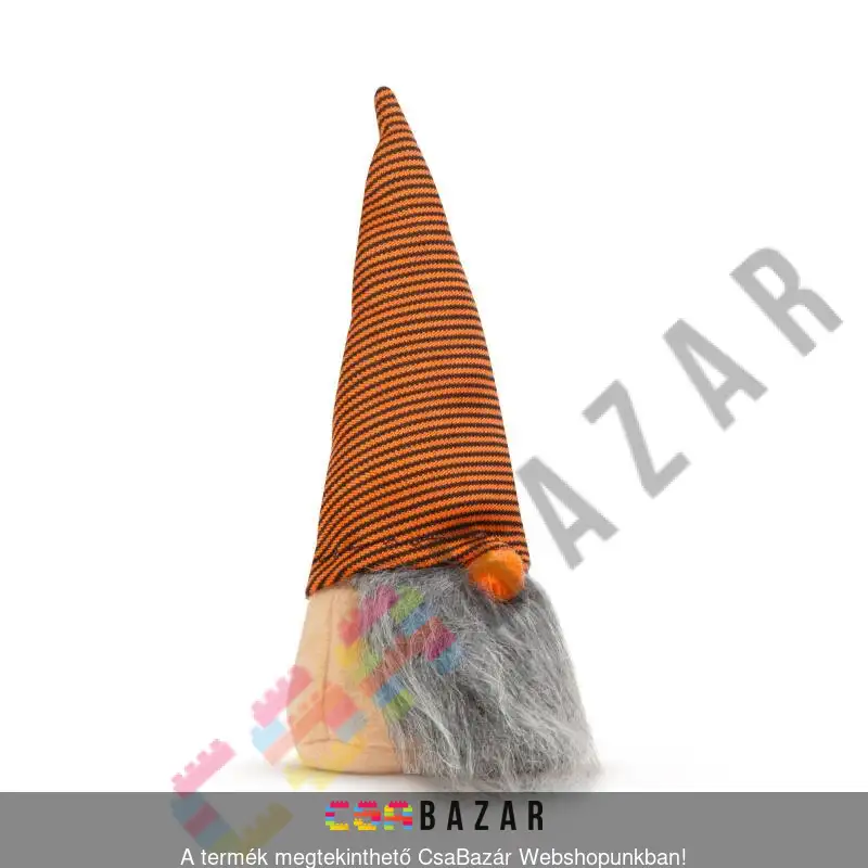 dísz, ajándéktárgy, dekoráció, gnome, ünnepi, dekor, dekoráció, dísz, díszítés, manó, törpe, skandináv, textil, halloweenidekor, halloween, halloweeni, ünnepi, dekor, dekoráció, dísz, díszítés, manó, törpe, skandináv, teleszkóp, teleszkópos, állítható magasság, textil, szakáll, orr, narancs, narancssárga, fekete