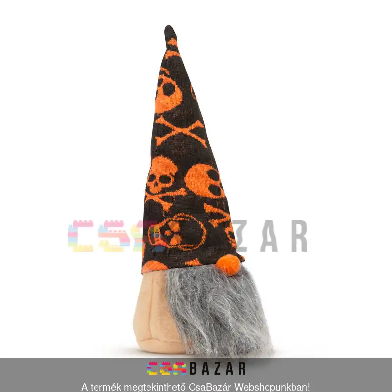dísz, ajándéktárgy, dekoráció, gnome, ünnepi, dekor, dekoráció, dísz, díszítés, manó, törpe, skandináv, textil, halloweenidekor, halloween, halloweeni, ünnepi, dekor, dekoráció, dísz, díszítés, manó, törpe, skandináv, teleszkóp, teleszkópos, állítható magasság, textil, szakáll, orr, narancs, narancssárga, fekete