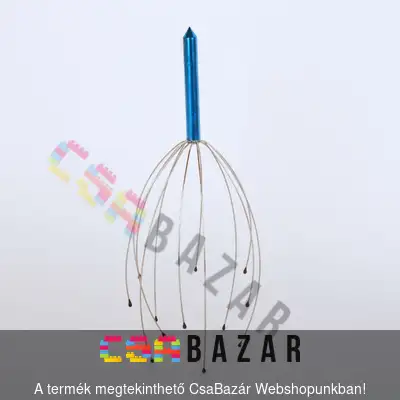 fejmasszírozó, masszírozó, relaxáló, fejvakaró, csakra, stimulátor, hajvakaró