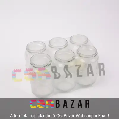 üveg, befőttes, dunsztos, befőzés, befőtt, dzsem, jam, lekvár, befőttesüveg, 370ml