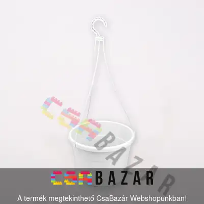 függő, függőszár, függesztő, akasztható, akasztó virágcserép, virágtál, függő cserép, függős cserép, függőscserép, függeszthető, függő virágtartó, függő kaspó, függesztős cserép