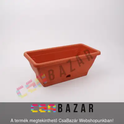 cserép, virágcserép, virág, váza, balkonláda, balkonláda, virágláda, alátét, rögzíthető, 40cm, virágláda 40cm