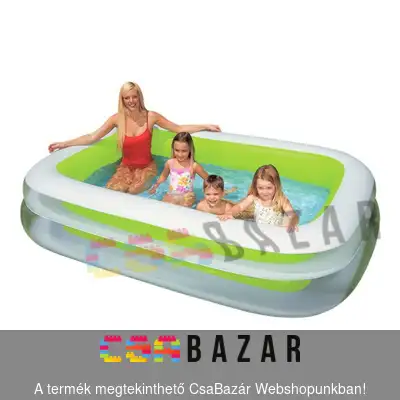 medence, kerti medence, felfújható, double quick matrac pumpa, családi medence, intex 56483, intex medence