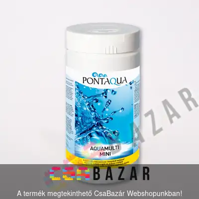 vegyszer, klór, pontaqua, medence tisztító szer, víztisztító, multitabletta, medence vegyszer