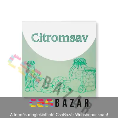 citromsav, befőzés, befőzés kellékei, tartósítás, lekvár, dzsem, befőtt, savanyítás, savanyúság, konyhainas