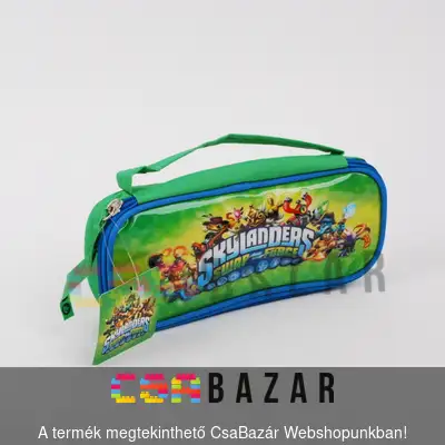 tolltartó, skylanders, zipzáras tolltartó, tolltartó füllel, uzsonnás táska