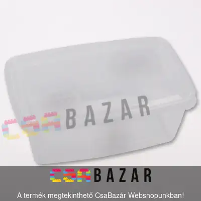doboz, tárolódoboz, ételtároló, ételszállító, ételtartó, szögletes doboz, műanyag doboz