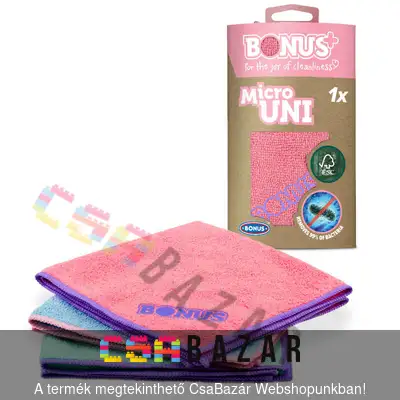 bonus törlőkendő, tisztítókendő, mosogatókendő, takarítás, univerzális, mikroszálas, mikró szálas, törlő kendő, mikroszálas törlőkendő