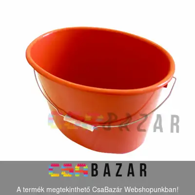 vödör, savanyús vödör, savanyúságos vödör, savanyúság, vödör tetővel, 18l, diszperzites vödör, diszpis vödör, 18 literes újrahasznosított vödör, savanyús vödör 18 l ovális tető nélkül, műanyag vödör, műanyagvödör