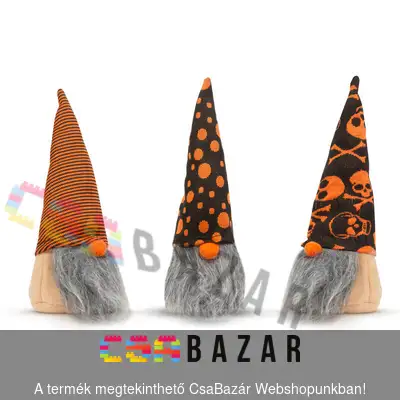 dísz, ajándéktárgy, dekoráció, gnome, ünnepi, dekor, dekoráció, dísz, díszítés, manó, törpe, skandináv, textil, halloweenidekor, halloween, halloweeni, ünnepi, dekor, dekoráció, dísz, díszítés, manó, törpe, skandináv, teleszkóp, teleszkópos, állítható magasság, textil, szakáll, orr, narancs, narancssárga, fekete