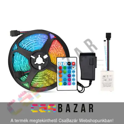 led, led szalag, szalag, fényszalag, világítás, rejtett világítás, multicolor, rgb led