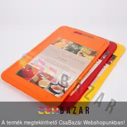 Vágódeszka 20x32 cm műanyag