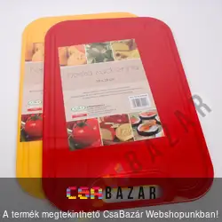 Vágódeszka 26x38 cm műanyag