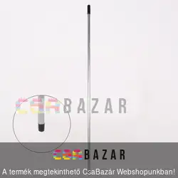 Króm felmosó nyél 130 cm, matt