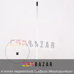 Felmosó nyél menetes fehér, 110-120 cm