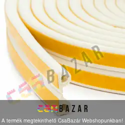 P-Profil öntapadós nyílászáró szigetelő 6m fehér