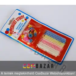 Szülinapi gyertya 24 db-os
