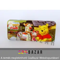 Fém két szintes tolltartó Micimackó