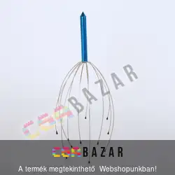 Fém fejmasszírozó