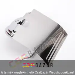 Inox fali wc papír tartó