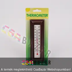 Fa hatású keretes hőmérő