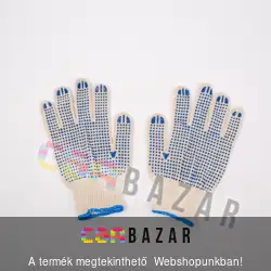 Hobby kesztyű, gumírozott tenyérrésszel 9-es