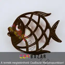 Rácsos halformájú szappantartó