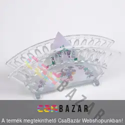 Legyező formájú szalvétatartó