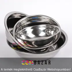 Fémtál 18cm