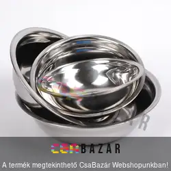 Inox keverőtál 30cm