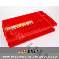 Edényszárító csepegtető tálcával