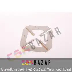 Négyzet alakú lángterelő 11x11cm