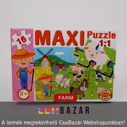 Maxi puzzle, farm 16 db
