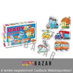 Baby puzzle járművek