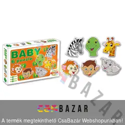 Baby puzzle vadállatok