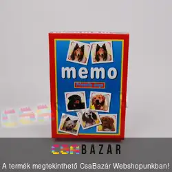 Memória társasjáték kutyusos
