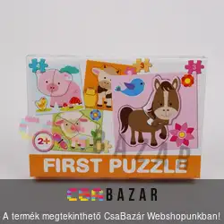 Első kirakós játékom - háziállatos