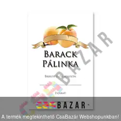 Pálinka címke Barack