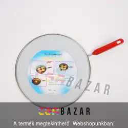 Fém Fedő, Fröccsenésgátló (29 cm) nyeles