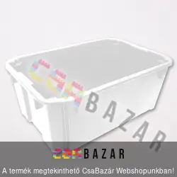 Húsos láda I. o., fehér