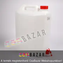 Kanna leeresztő csappal 20 L