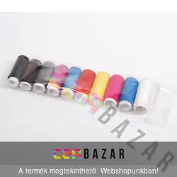 Színes cérna, 10 db