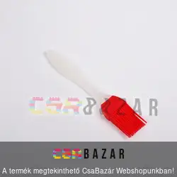 Szilikonos kalácskenő ecset 17 cm kicsi