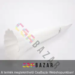 Leszúrós sírváza tölcsér alakú 40 cm-es fehér
