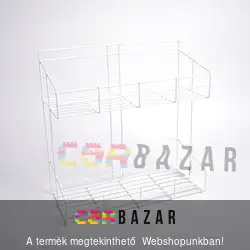 Fali polc, 2 részes, fém