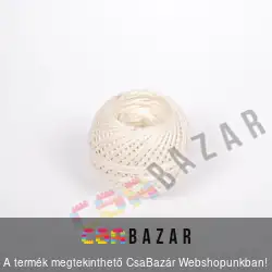 Len kötöző madzag 200gr - fehérített