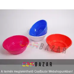 Színes nagy méretű kompótos tál
